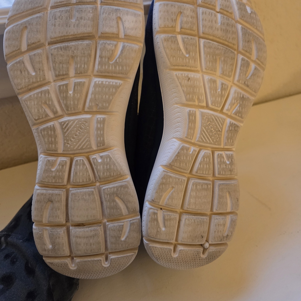 Skechers Women's Navy Slip-Ins Shoes - Picture 5 of 5